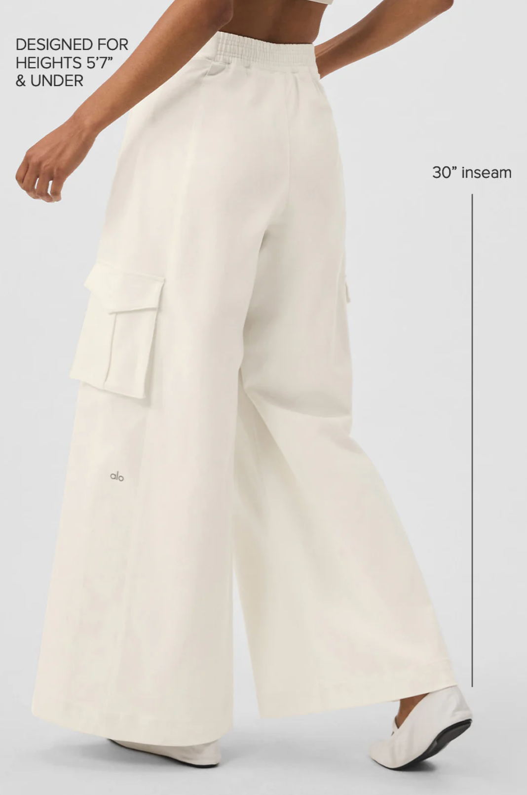 Alo Yoga Show Off Cargo Wide Leg Trouser (Regular)