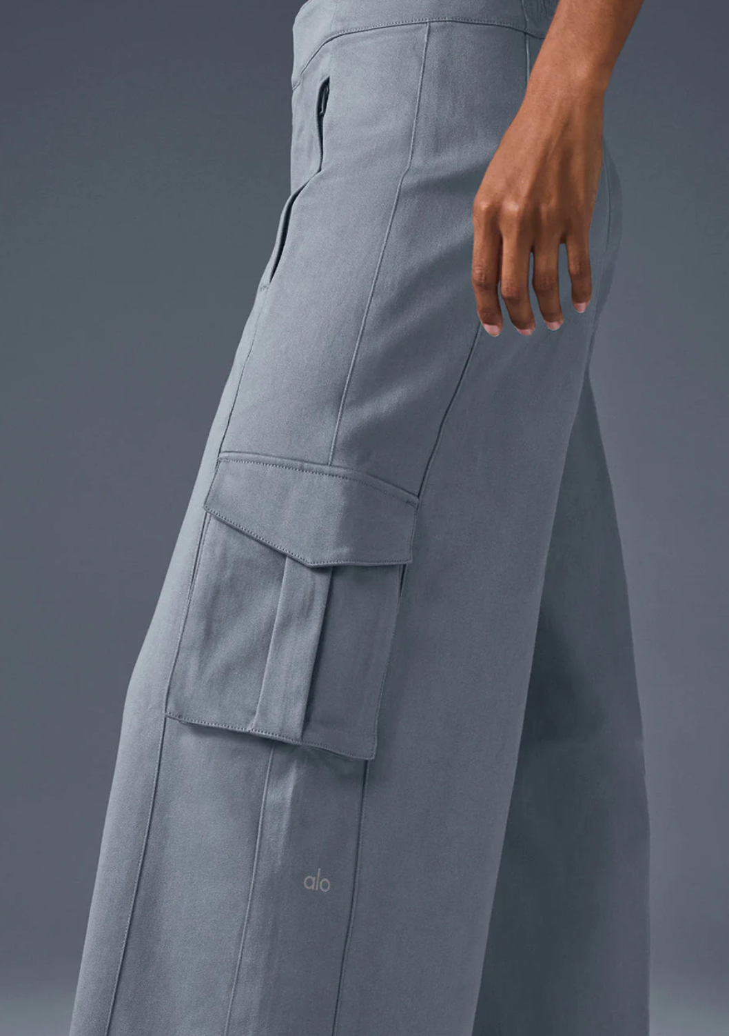 Alo Yoga Show Off Cargo Wide Leg Trouser (Regular)