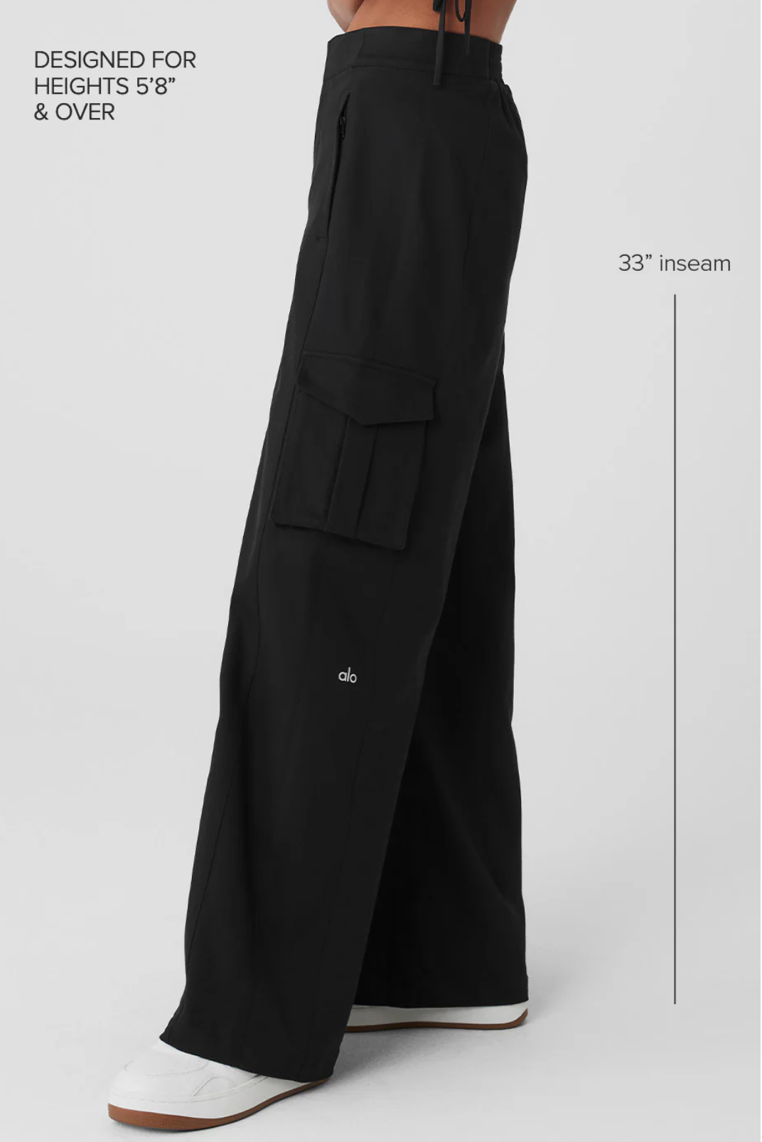 Alo Yoga Show Off Cargo Wide Leg Trouser (Long)