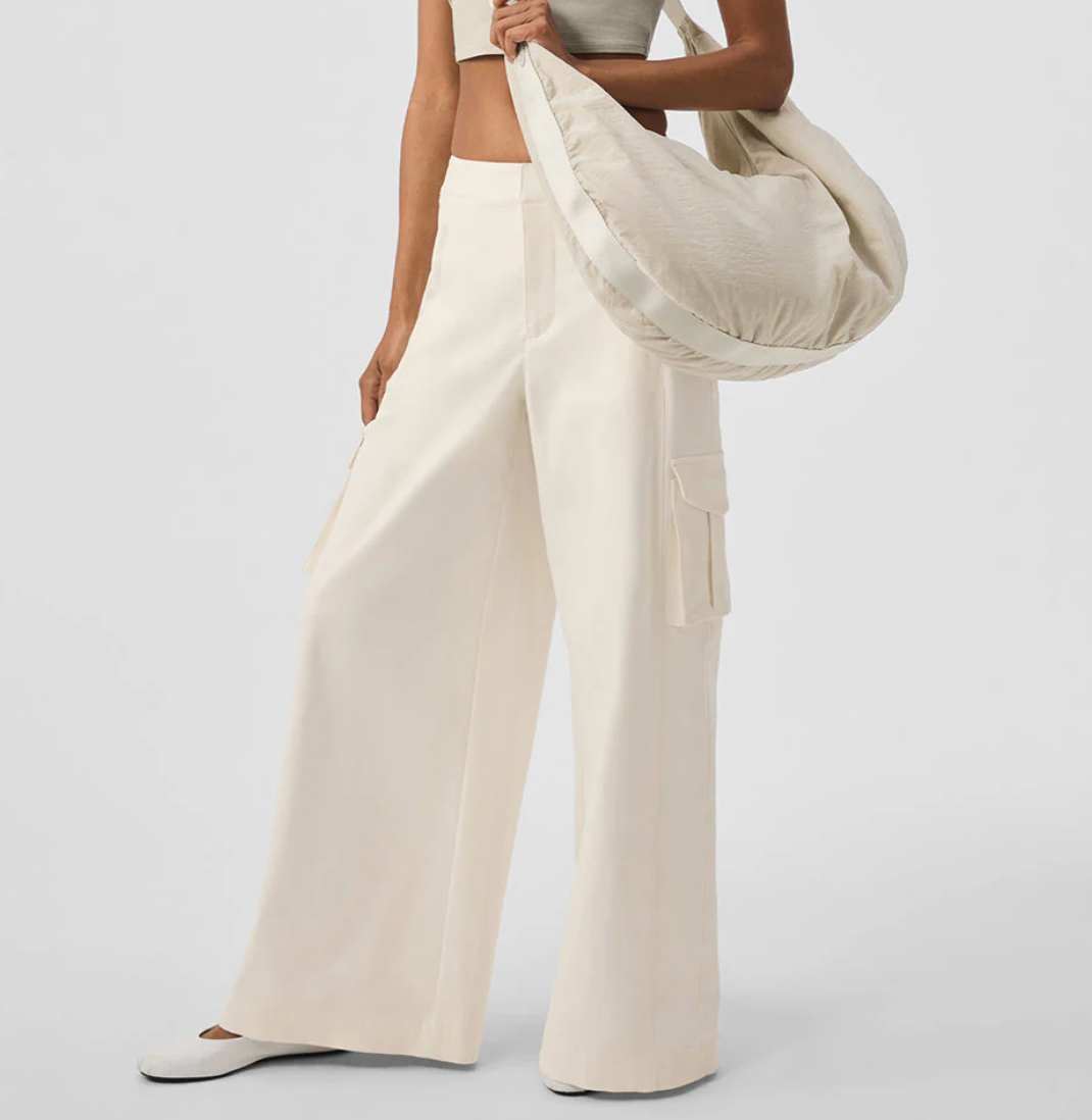 Alo Yoga Show Off Cargo Wide Leg Trouser (Long)