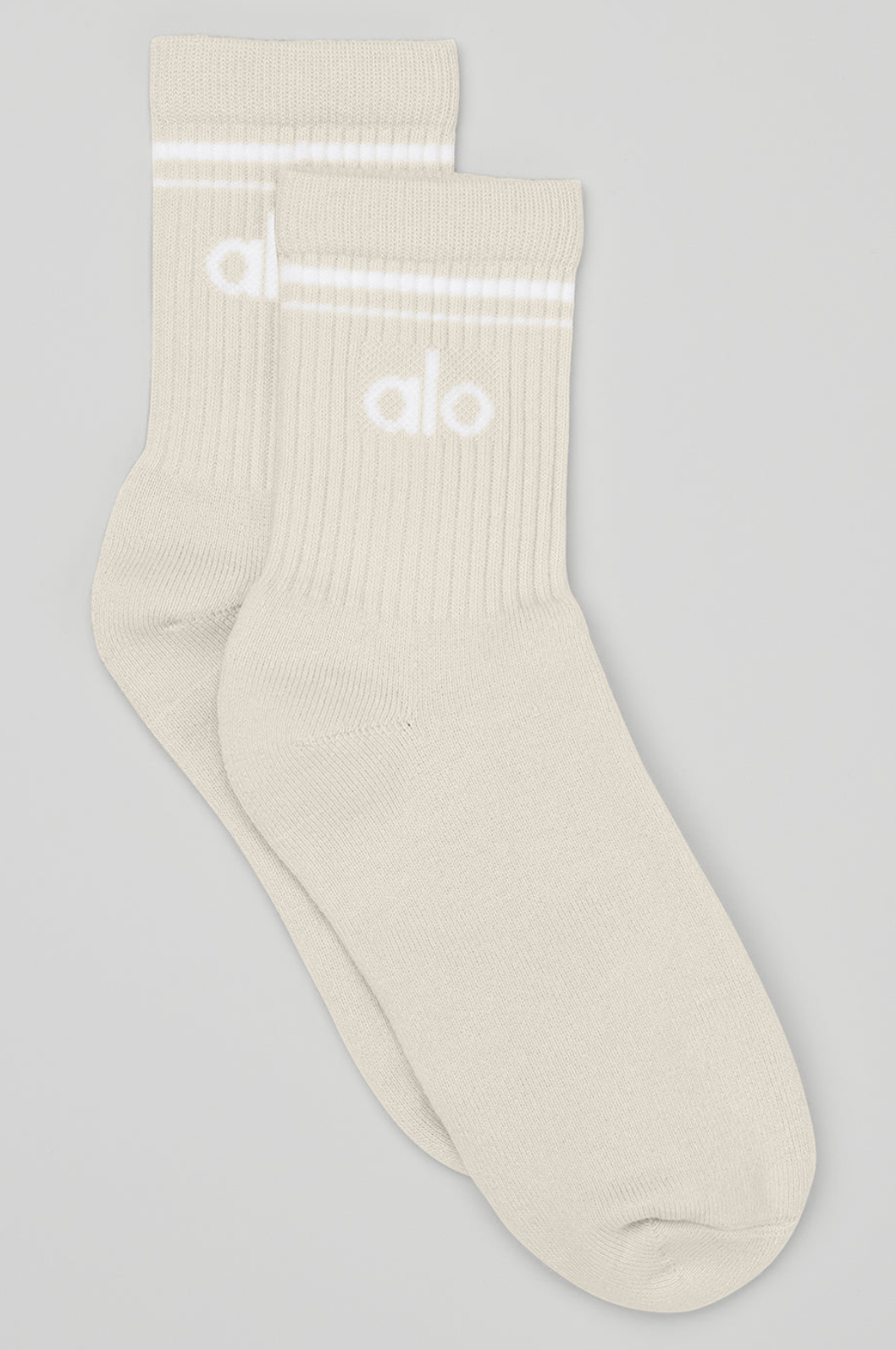 Alo Yoga Unisex Half-Crew Throwback Sock