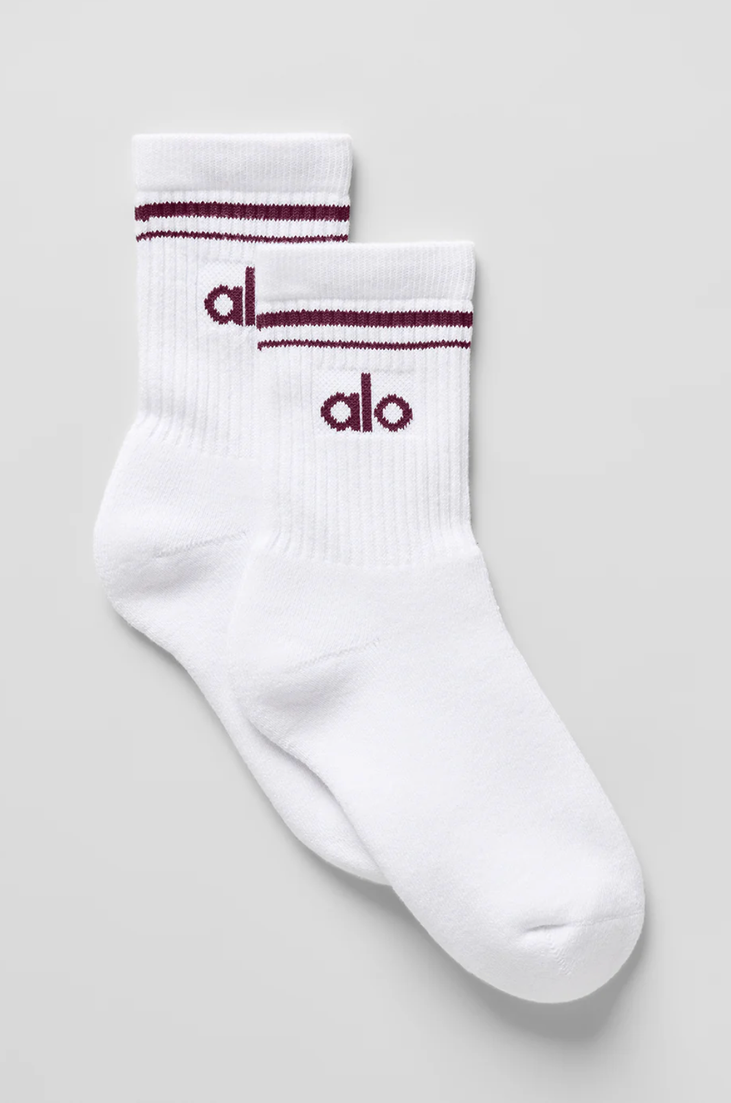 Alo Yoga Unisex Half-Crew Throwback Sock