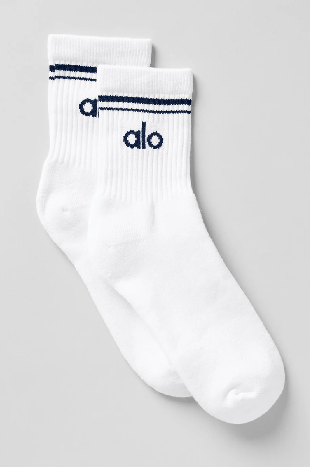 Alo Yoga Unisex Half-Crew Throwback Sock