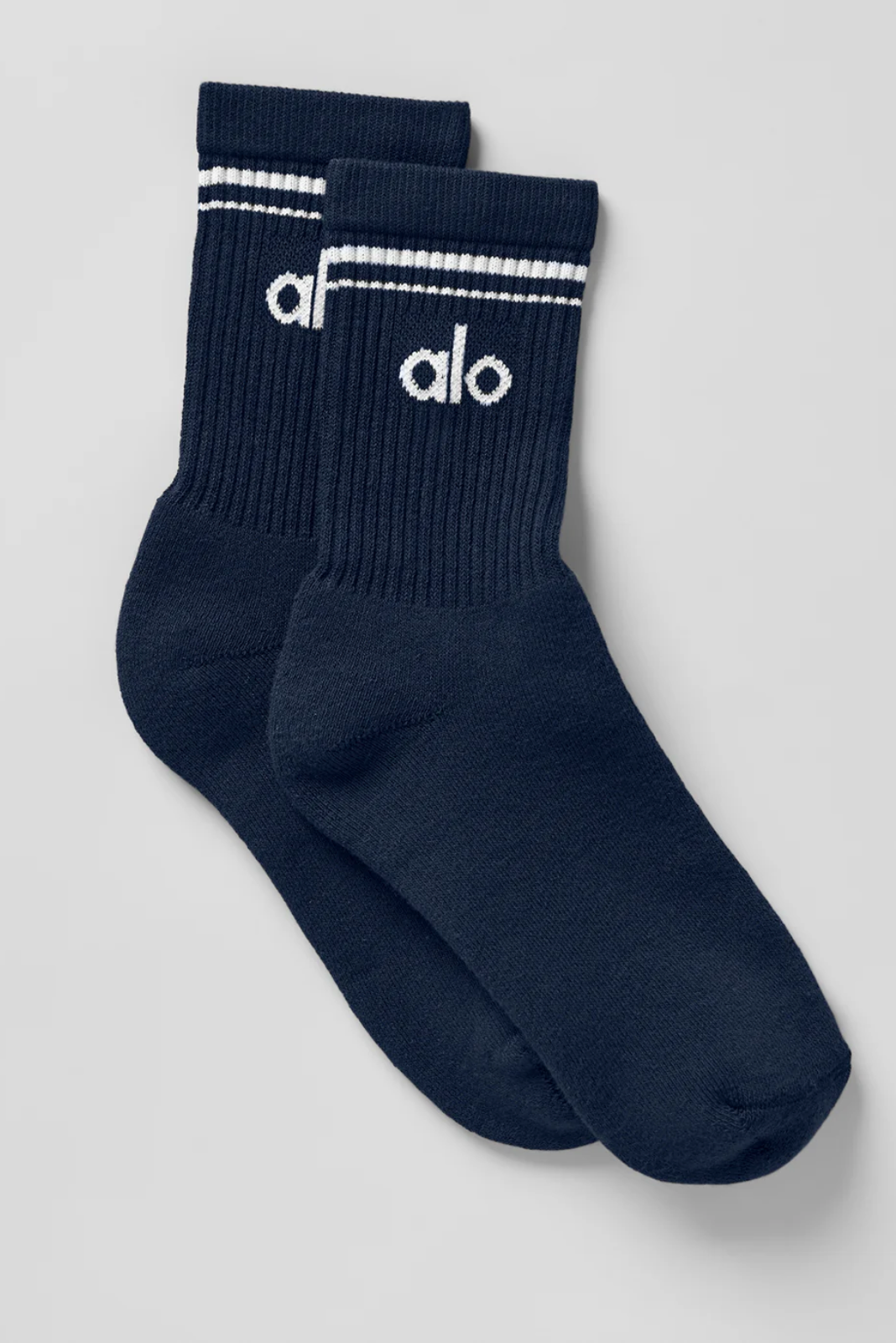 Alo Yoga Unisex Half-Crew Throwback Sock