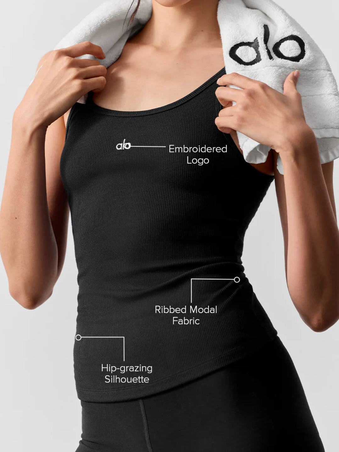 Alo Yoga Ribbed Prosper Tank