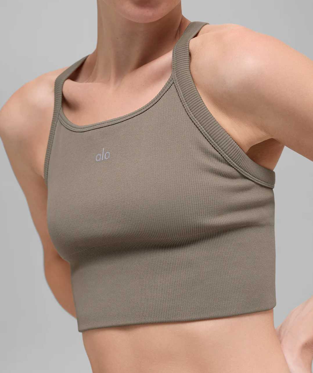 Alo Yoga Seamless Ribbed Favorite Bra Tank