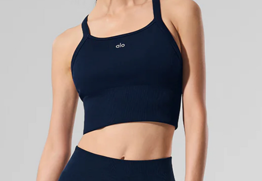 Alo Yoga Seamless Ribbed Favorite Bra Tank