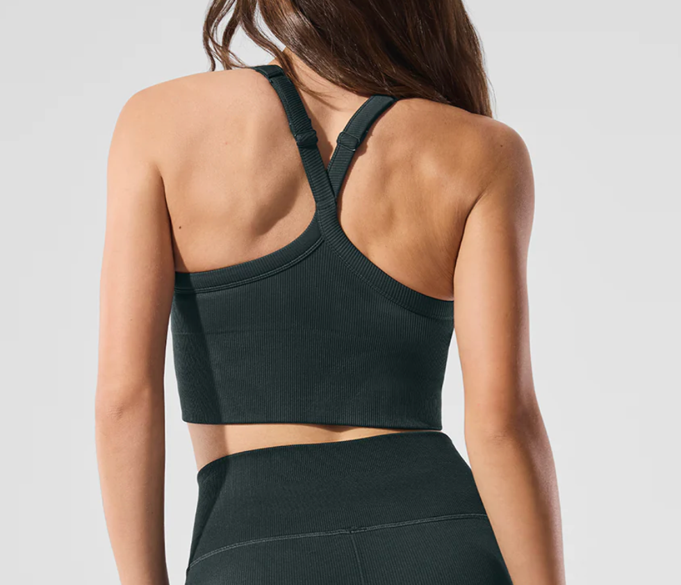Alo Yoga Seamless Ribbed Favorite Bra Tank