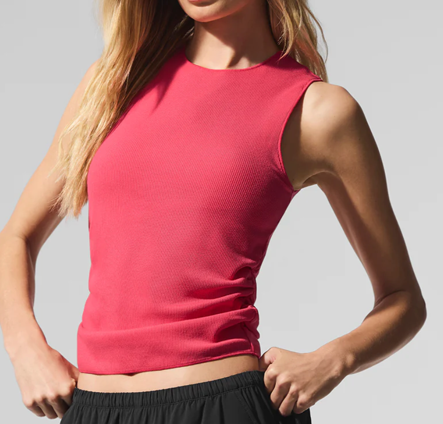 Alo Yoga Ribbed En Pointe Tank