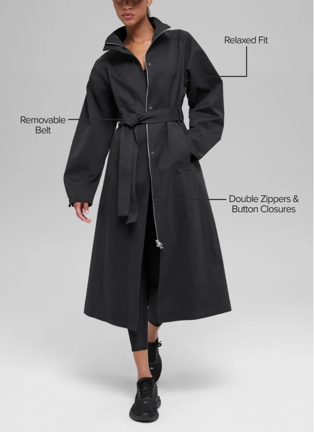 All Yoga Journey Trench Coat