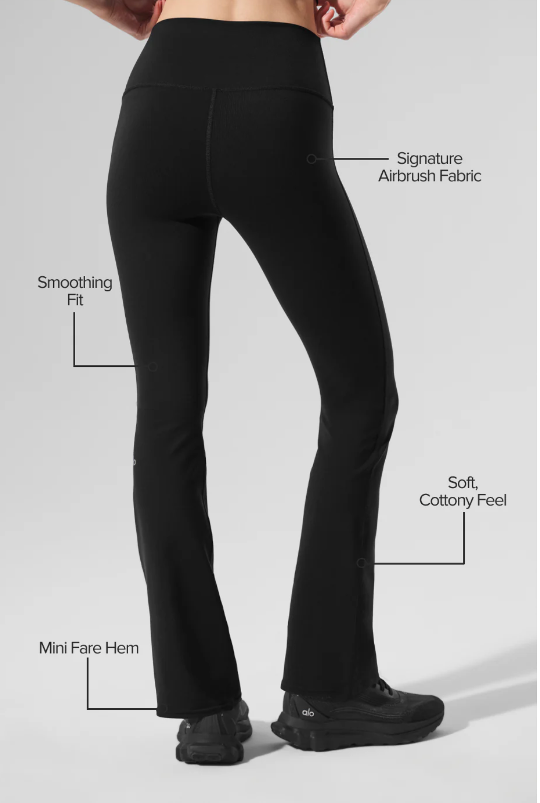 Alo Yoga Airbrush High-Waist 7/8 Bootcut Legging