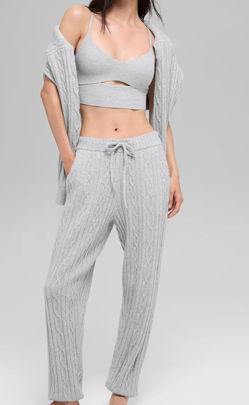 Alo Yoga Cable Knit Winter Bliss Pant