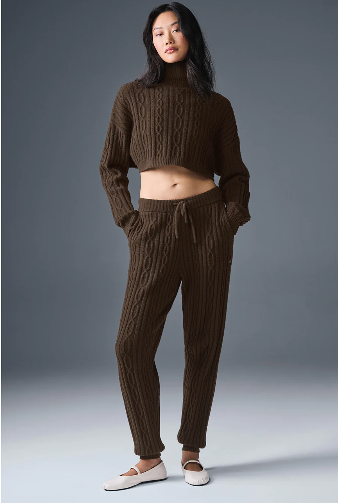 Alo Yoga Cable Knit Winter Bliss Pant