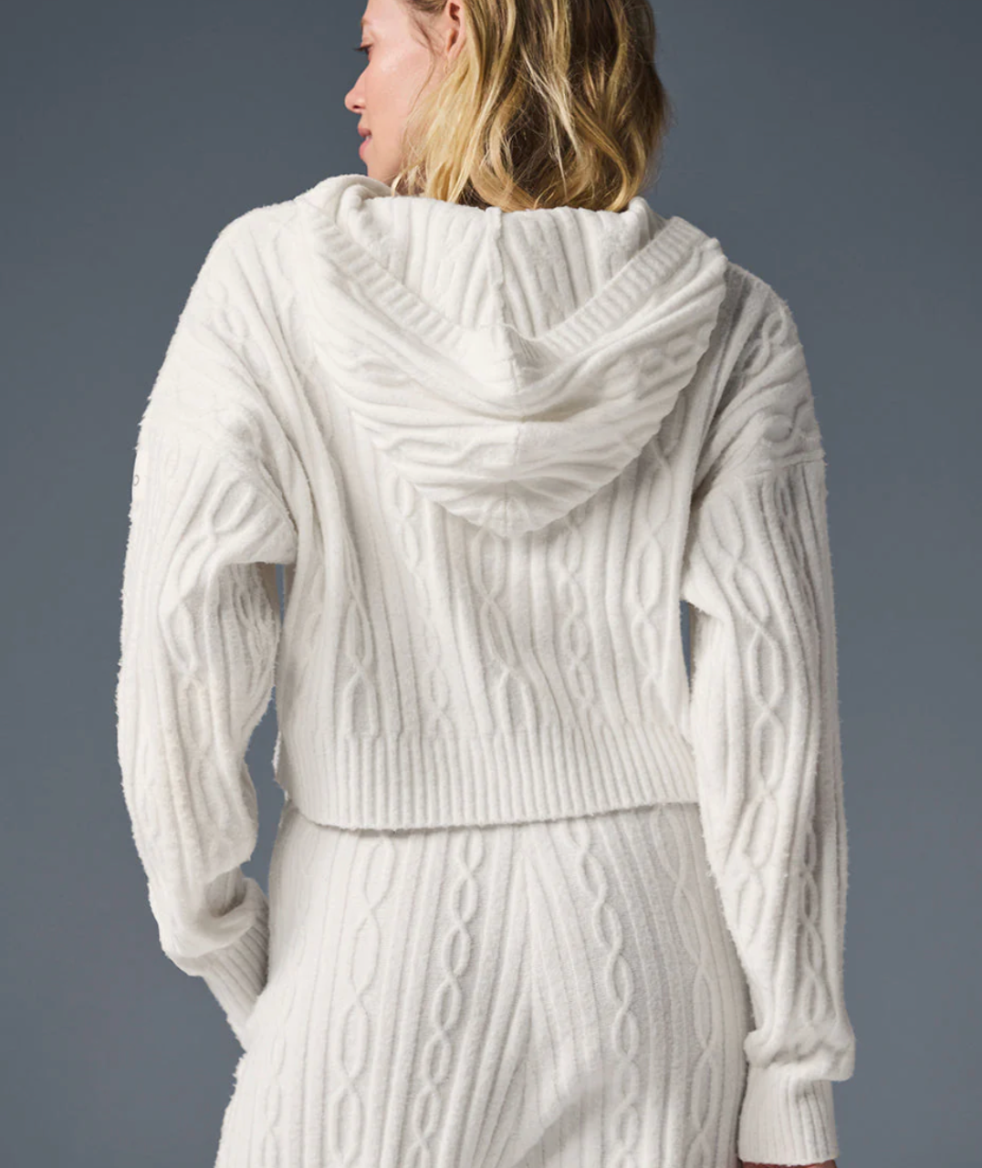 Alo Yoga Cable Knit Winter Bliss Hoodie