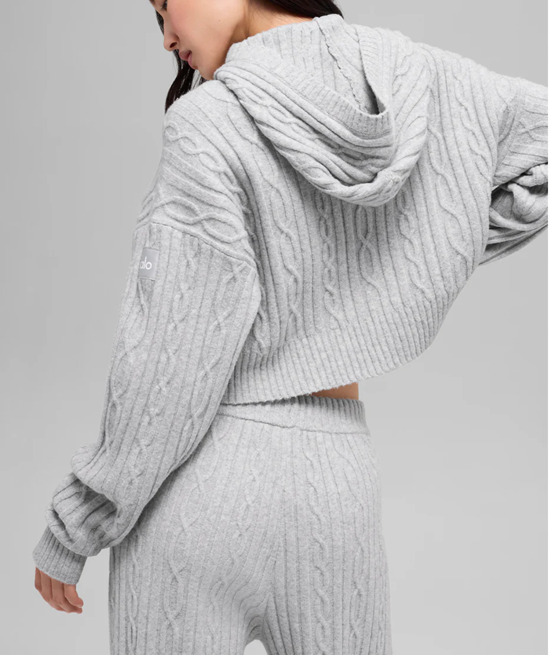 Alo Yoga Cable Knit Winter Bliss Hoodie