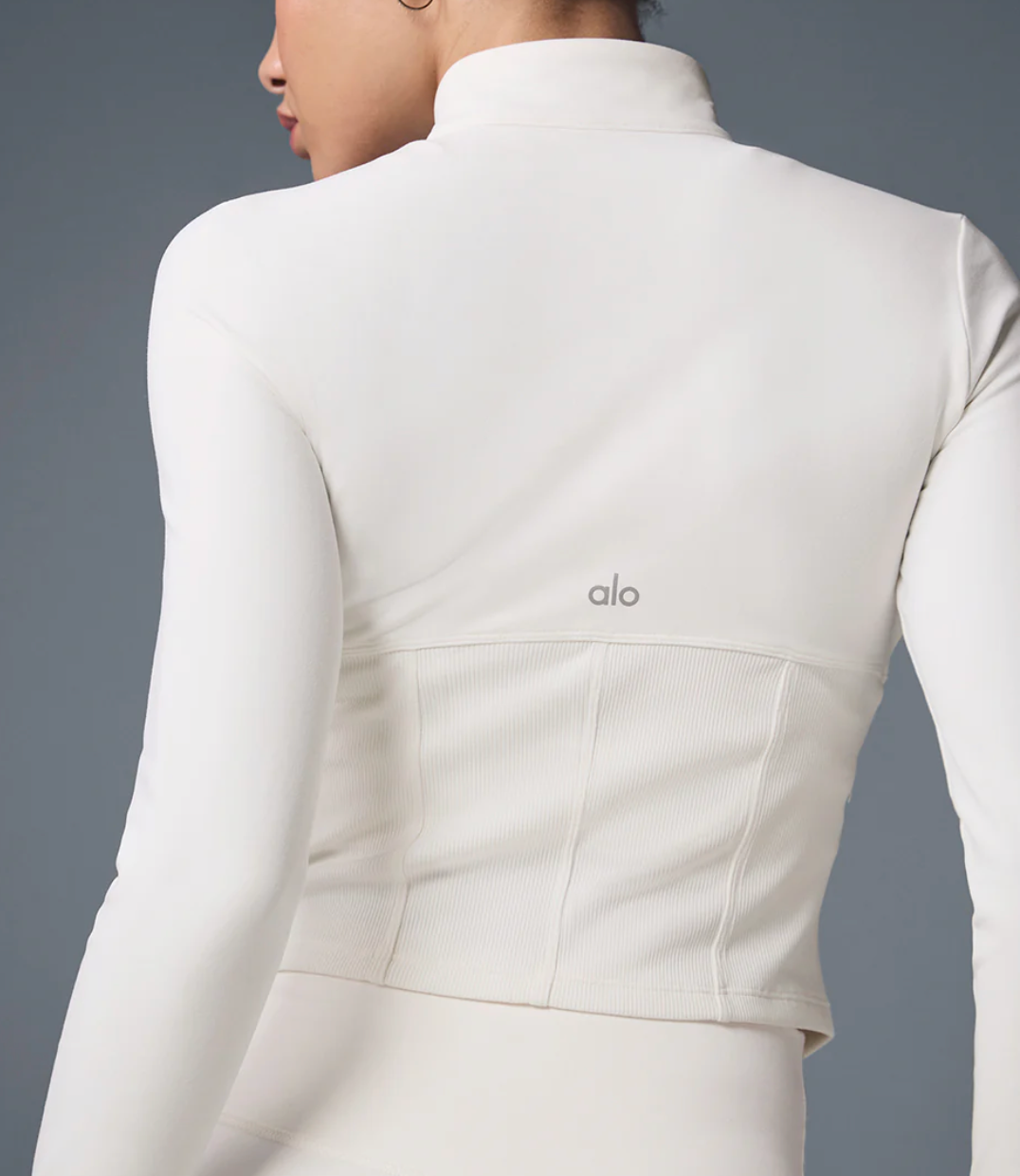 Alo Yoga Airbrush Corset Full Zip Jacket