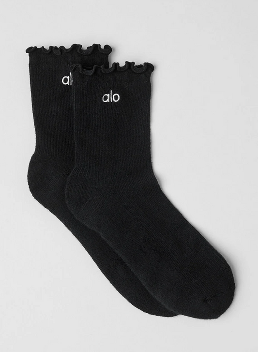 Alo Yoga Women's Lettuce Edge Sock