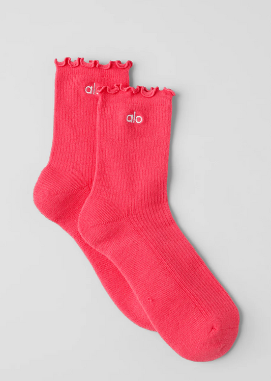 Alo Yoga Women's Lettuce Edge Sock