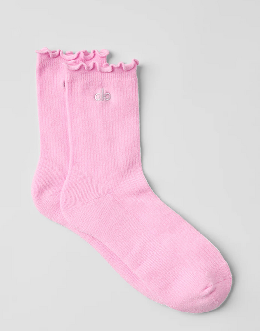 Alo Yoga Women's Lettuce Edge Sock