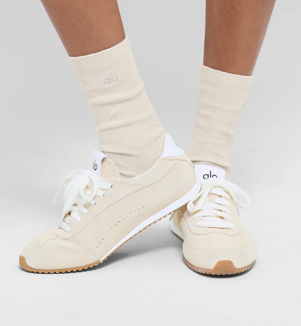 Alo Yoga Unisex Half-Crew Understated Sock