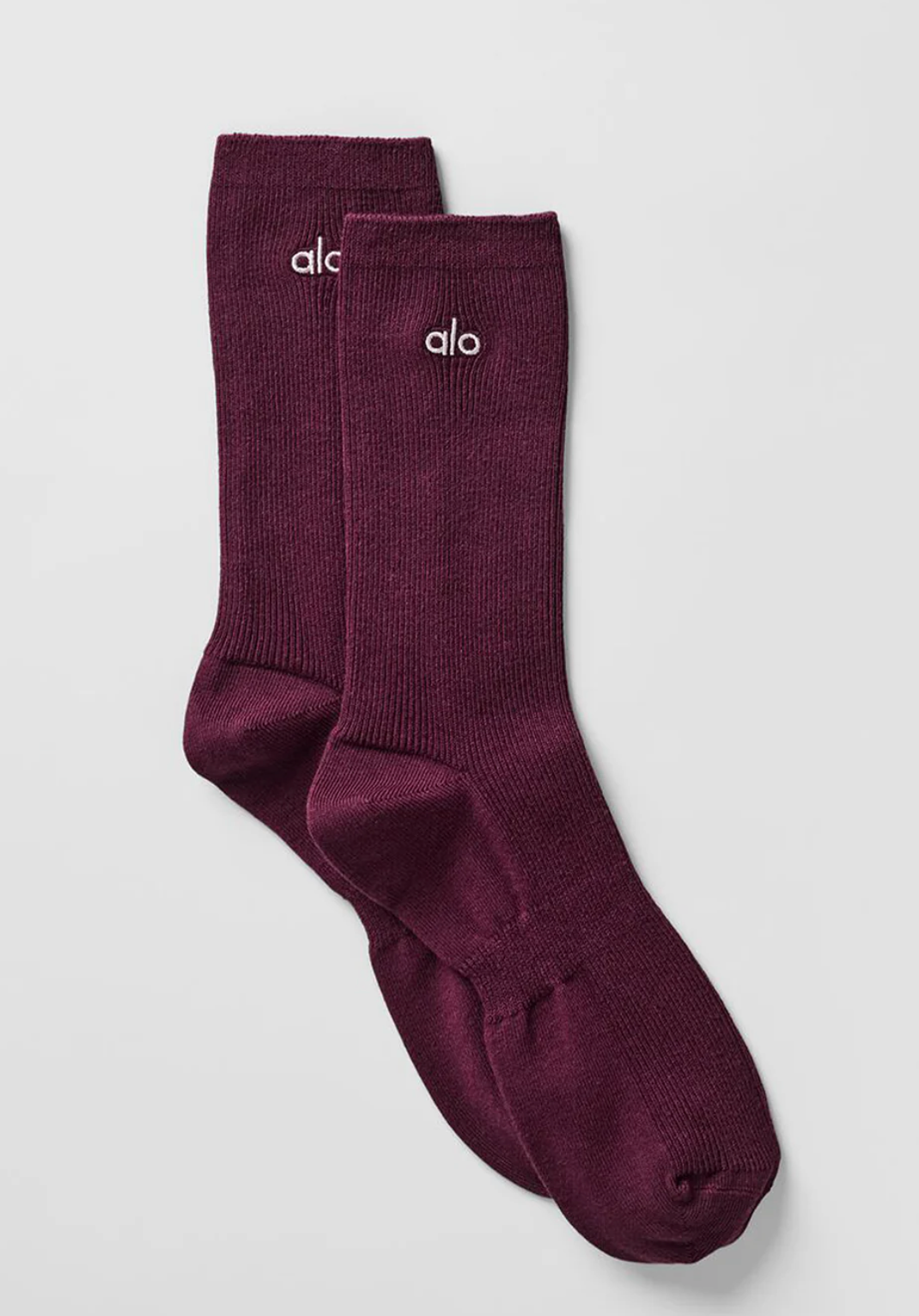 Alo Yoga Unisex Half-Crew Understated Sock