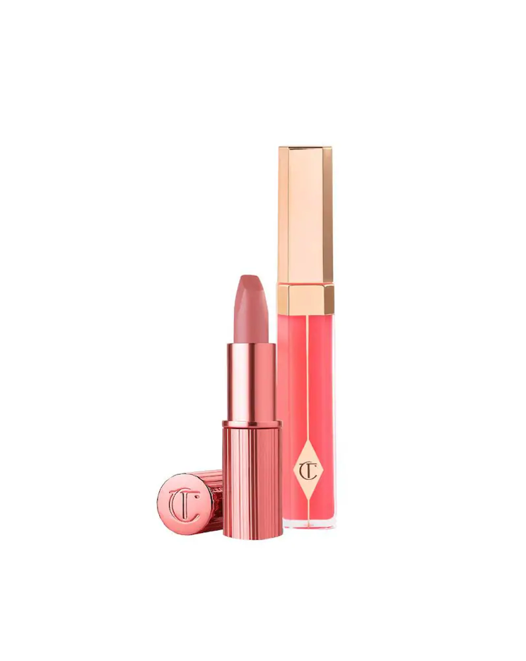 Charlotte Tilbury K.I.S.S.I.N.G Lipstick and Lip Gloss Duos