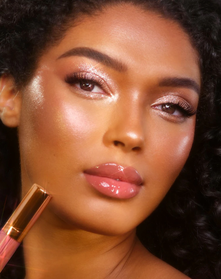 Charlotte Tilbury Mini Glossy Pink Lip Gloss + Lip Liner Set