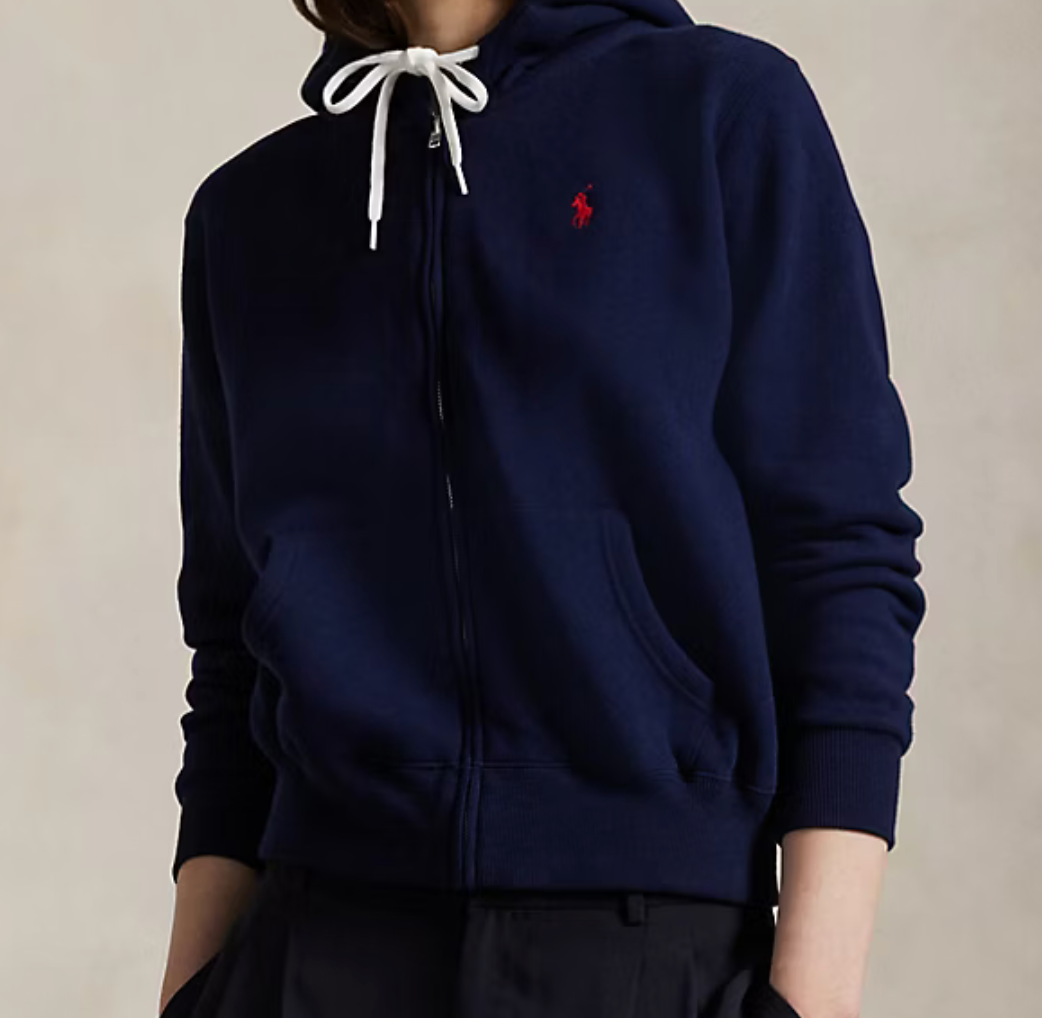 Polo Ralph Lauren Fleece Full-Zip Hoodie - Cruise Navy