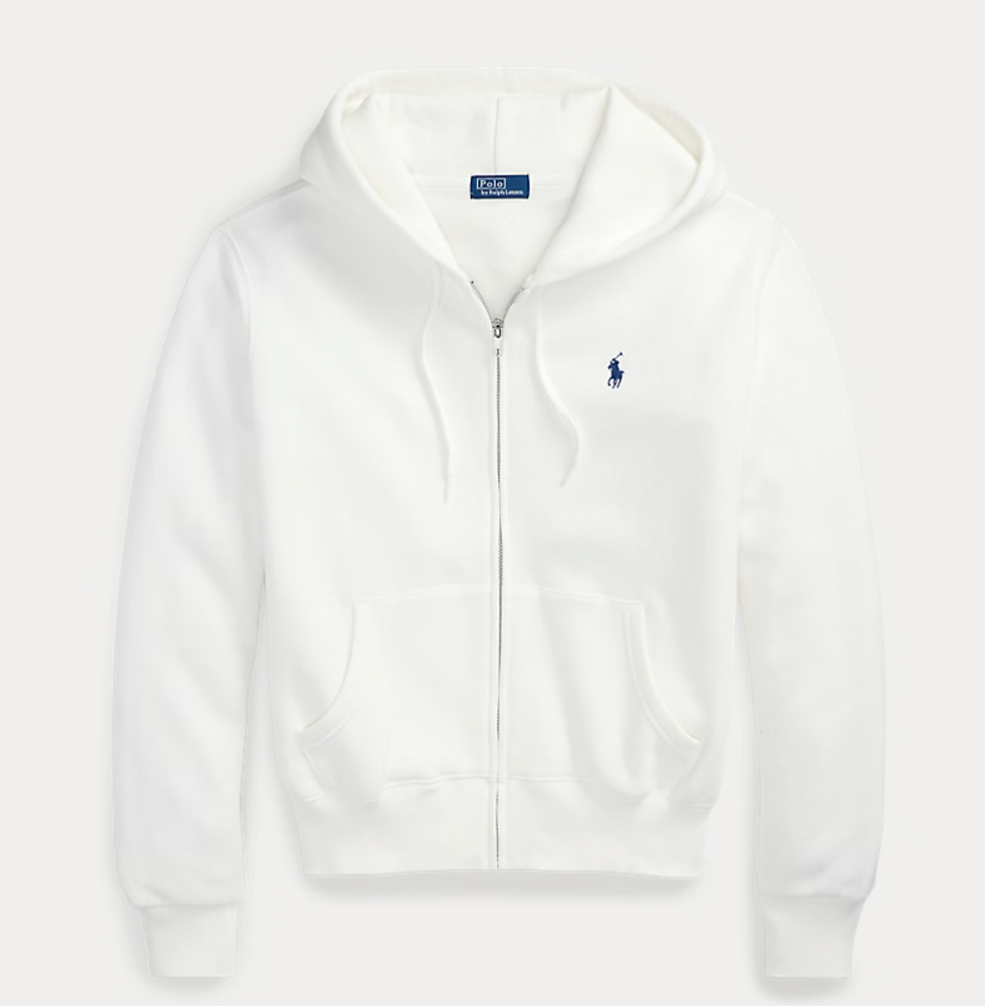 Polo Ralph Lauren Fleece Full-Zip Hoodie - White