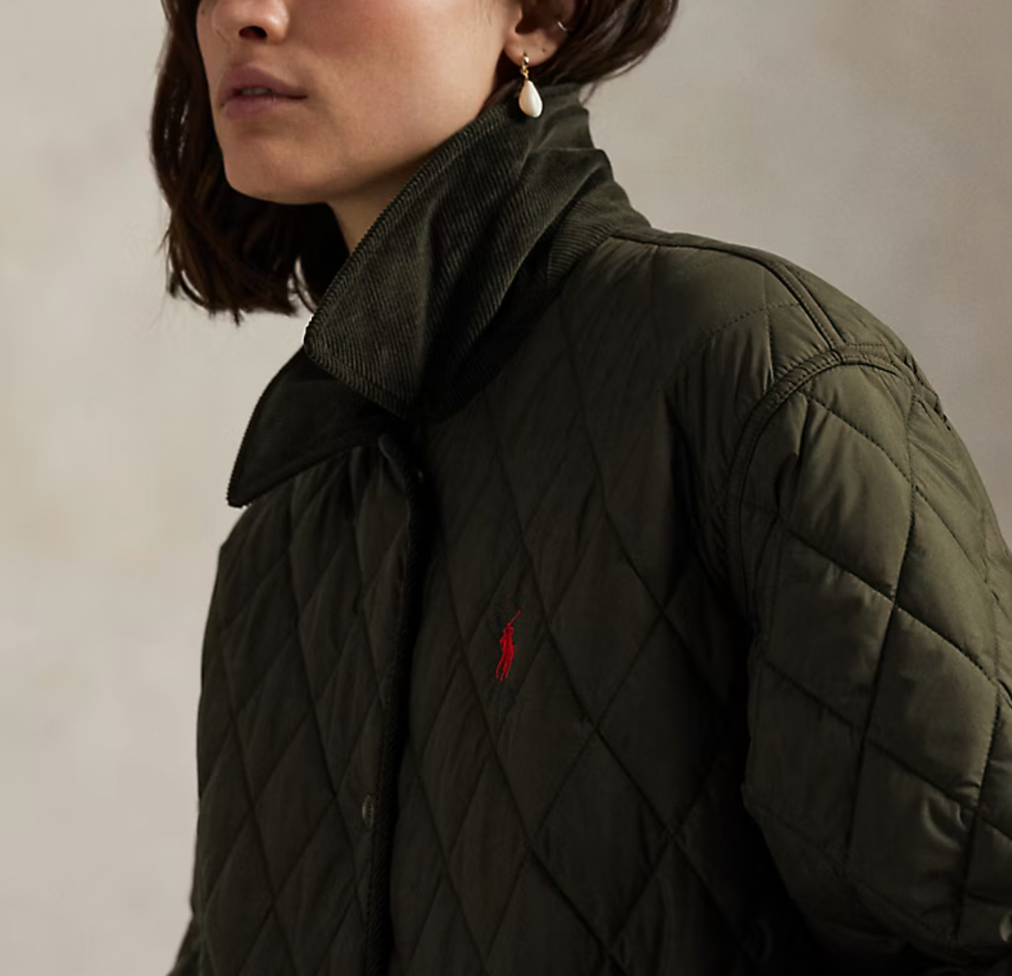 Polo Ralph Lauren Quilted Barn Jacket Save your Wishlist - Ranger Green
