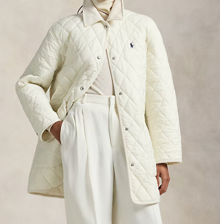 Polo Ralph Lauren Quilted Barn Jacket Save your Wishlist - Cream
