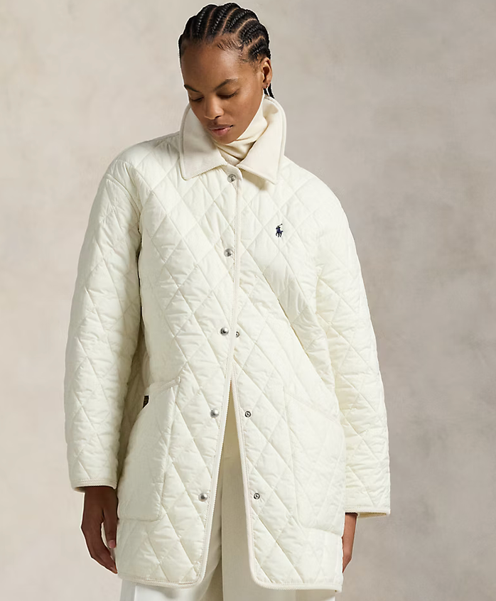 Polo Ralph Lauren Quilted Barn Jacket Save your Wishlist - Cream