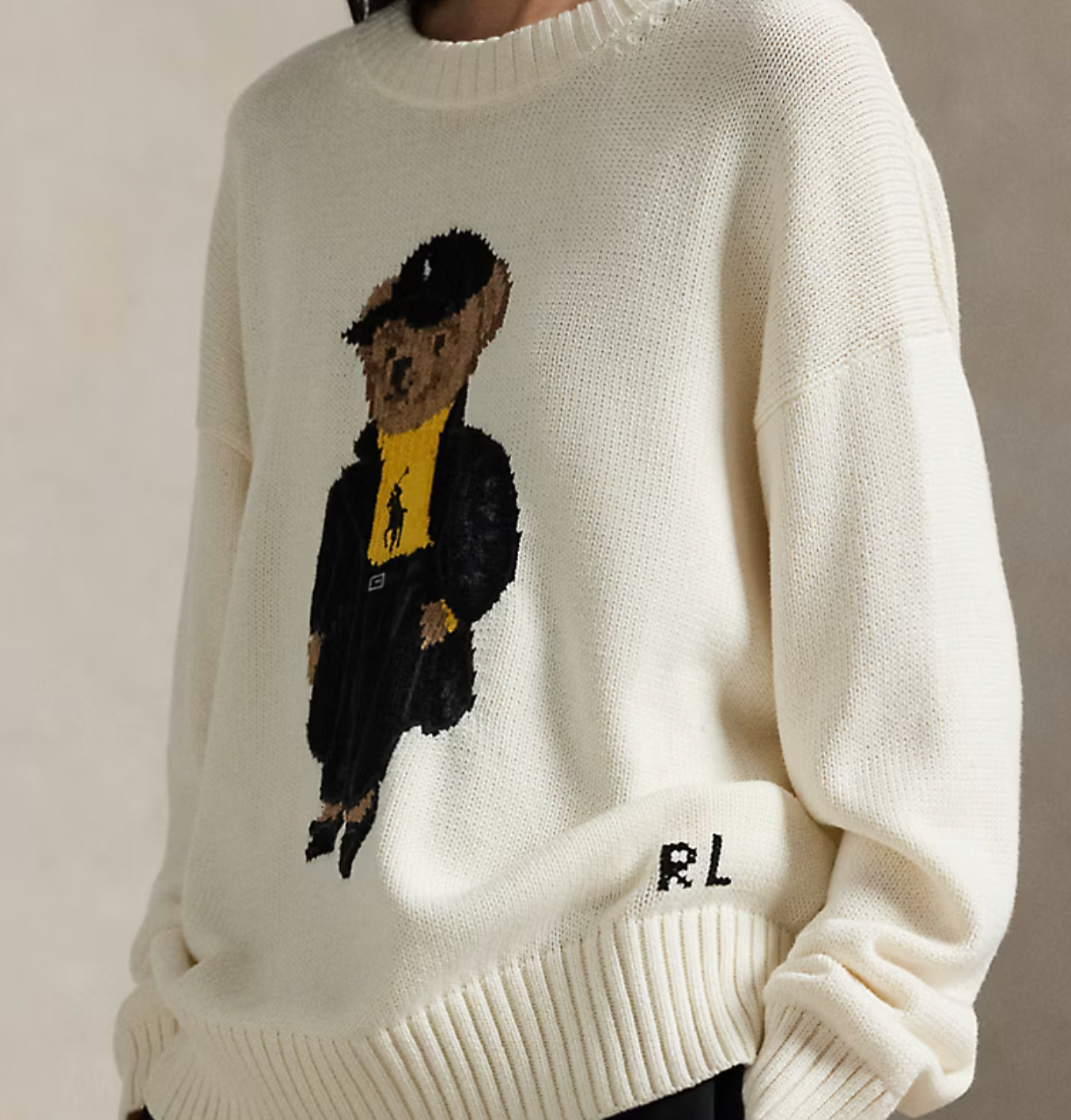 Polo Ralph Lauren Polo Bear Cotton Crewneck Sweater