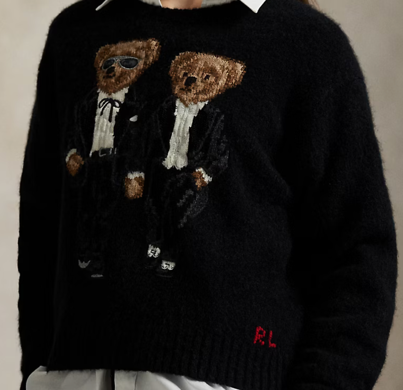 Polo Ralph Lauren The Ralph & Ricky Tuxedo Bear Sweater