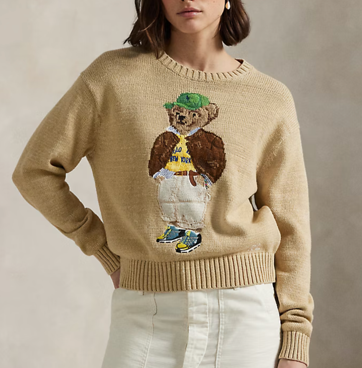 Polo Ralph Lauren Polo Bear Cotton Crewneck Sweater