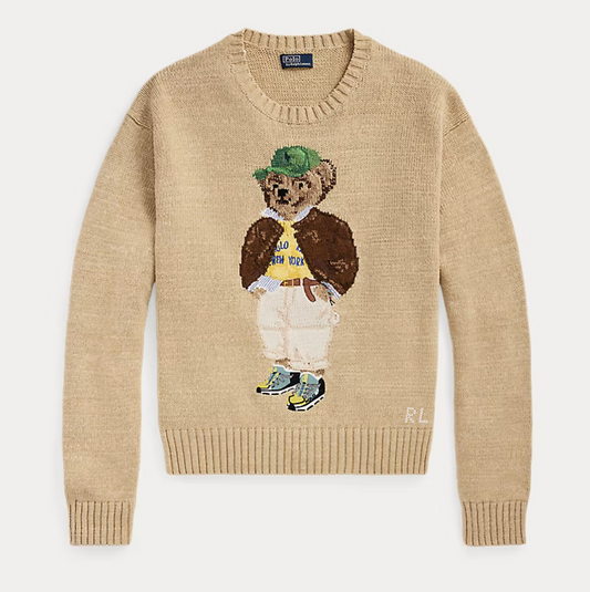 Polo Ralph Lauren Polo Bear Cotton Crewneck Sweater