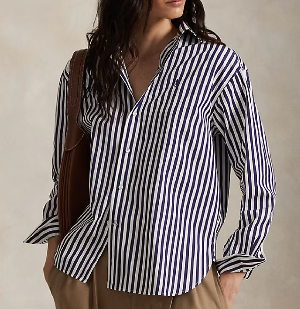 Polo Ralph Lauren Relaxed Fit Striped Cotton Shirt