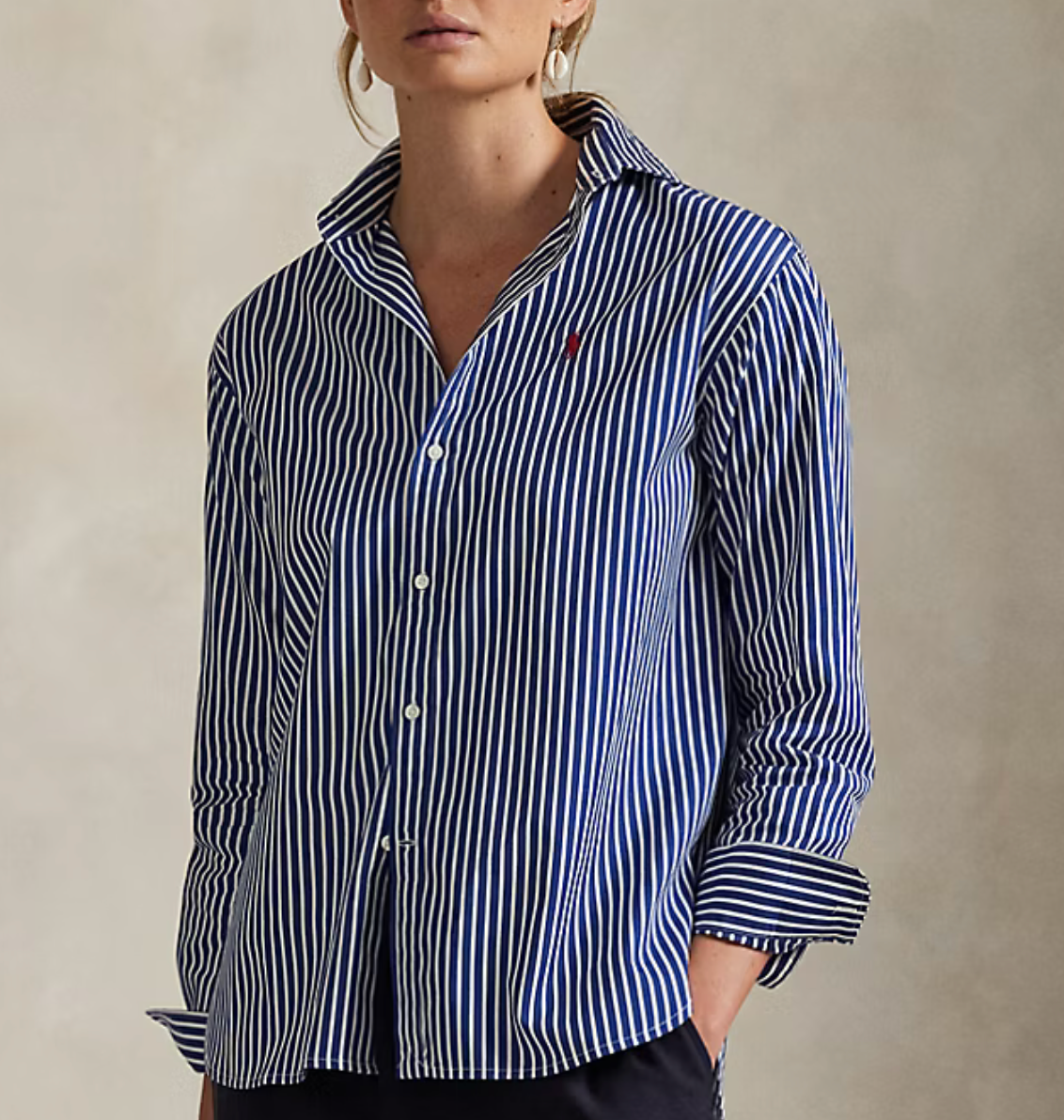 Polo Ralph Lauren Relaxed Fit Striped Cotton Shirt