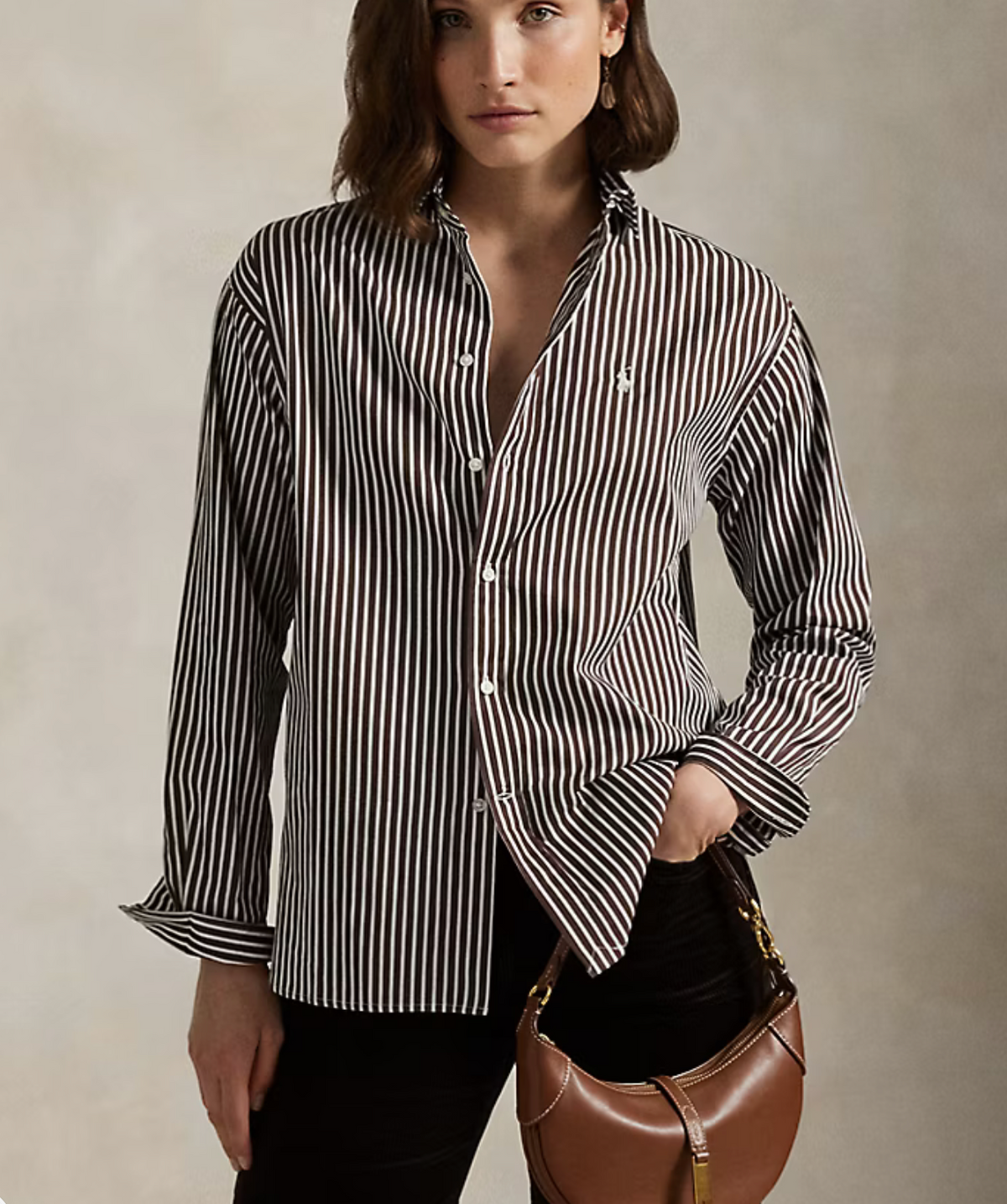 Polo Ralph Lauren Relaxed Fit Striped Cotton Shirt