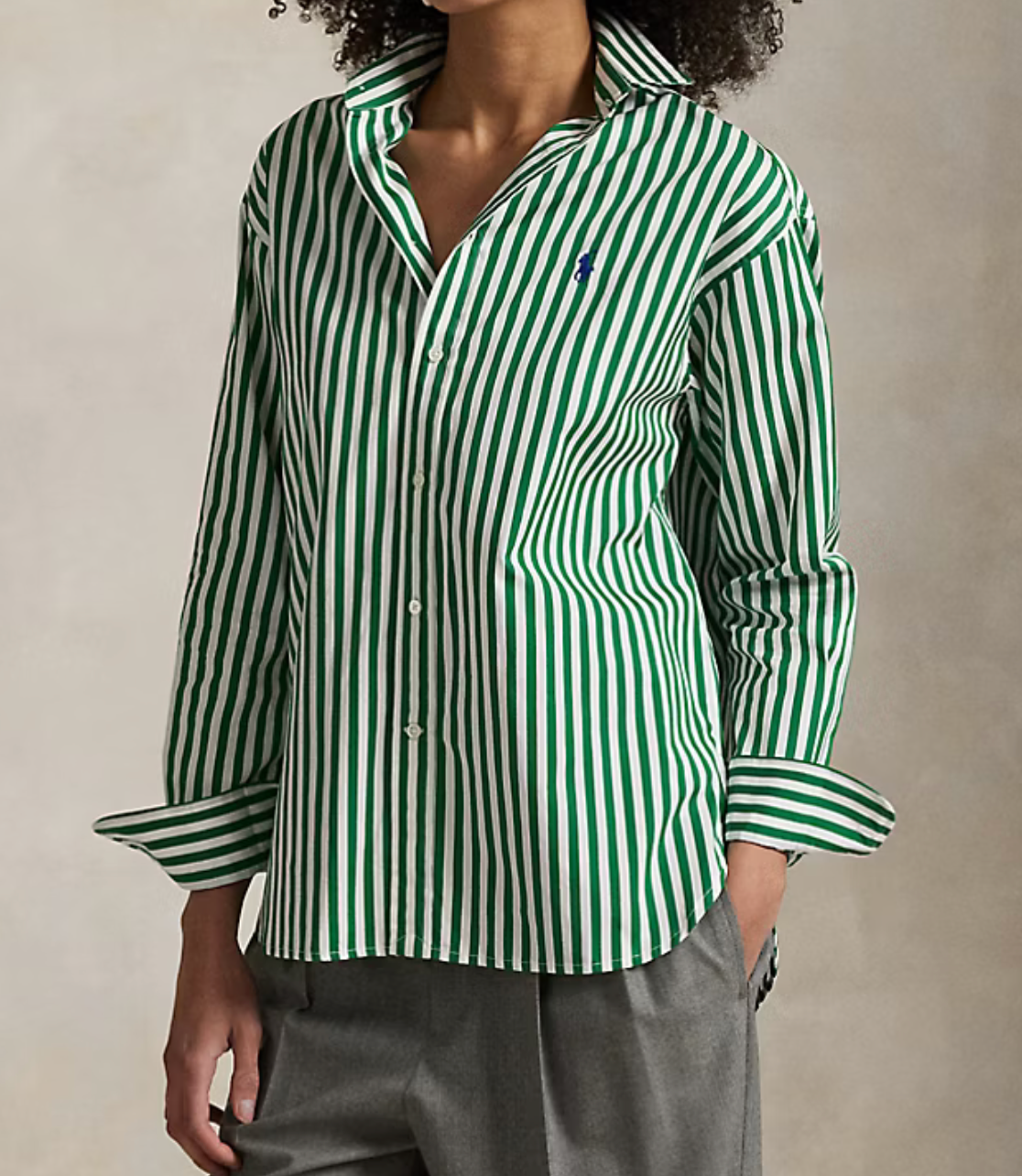 Polo Ralph Lauren Relaxed Fit Striped Cotton Shirt