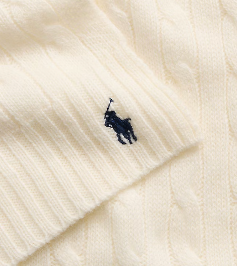 Polo Ralph Lauren Cable-Knit Wool-Cashmere Scarf