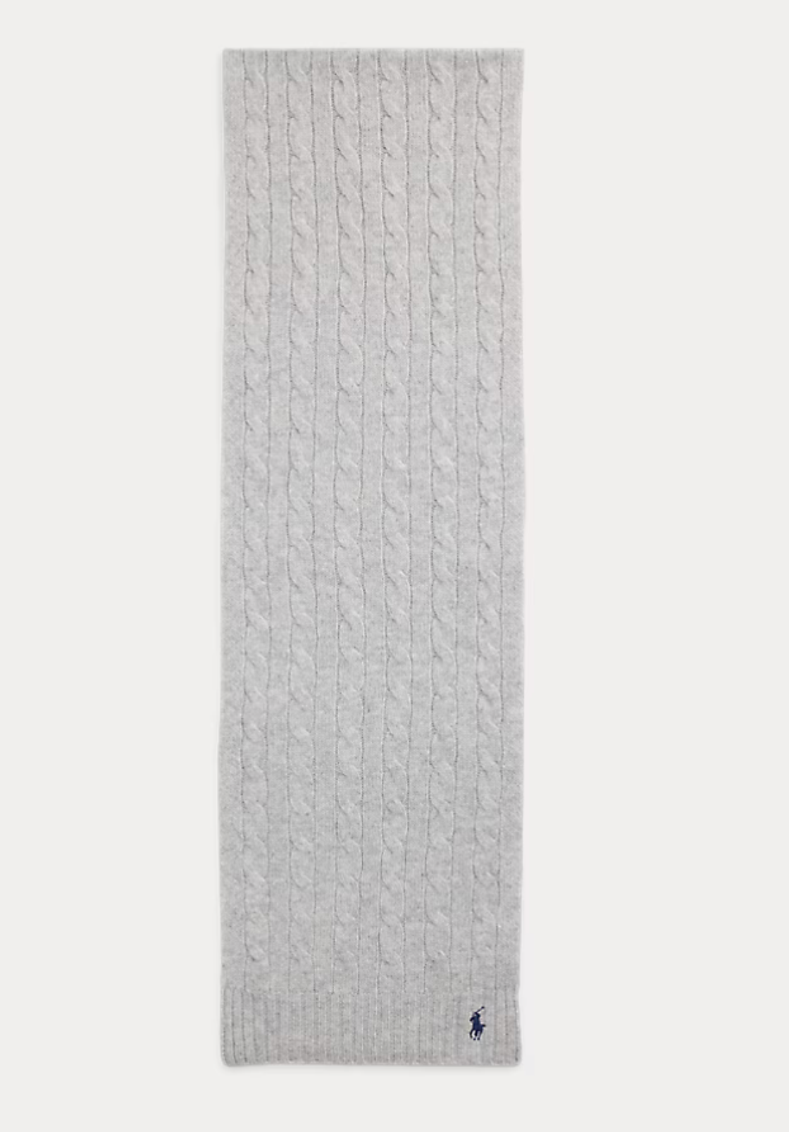 Polo Ralph Lauren Cable-Knit Wool-Cashmere Scarf