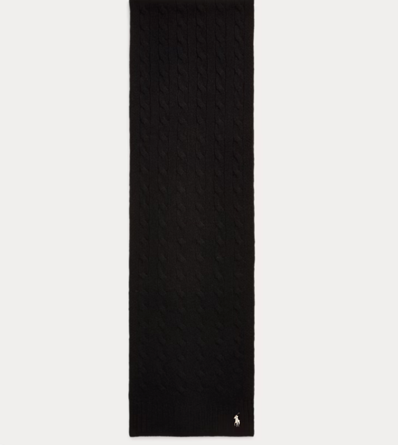 Polo Ralph Lauren Cable-Knit Wool-Cashmere Scarf