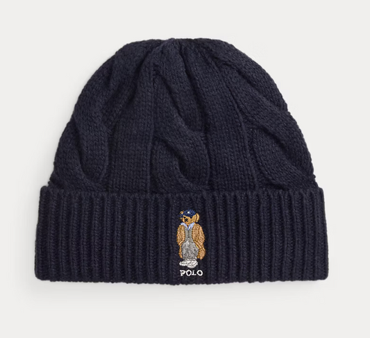 Polo Ralph Lauren Polo Bear Cable Wool-Blend Beanie