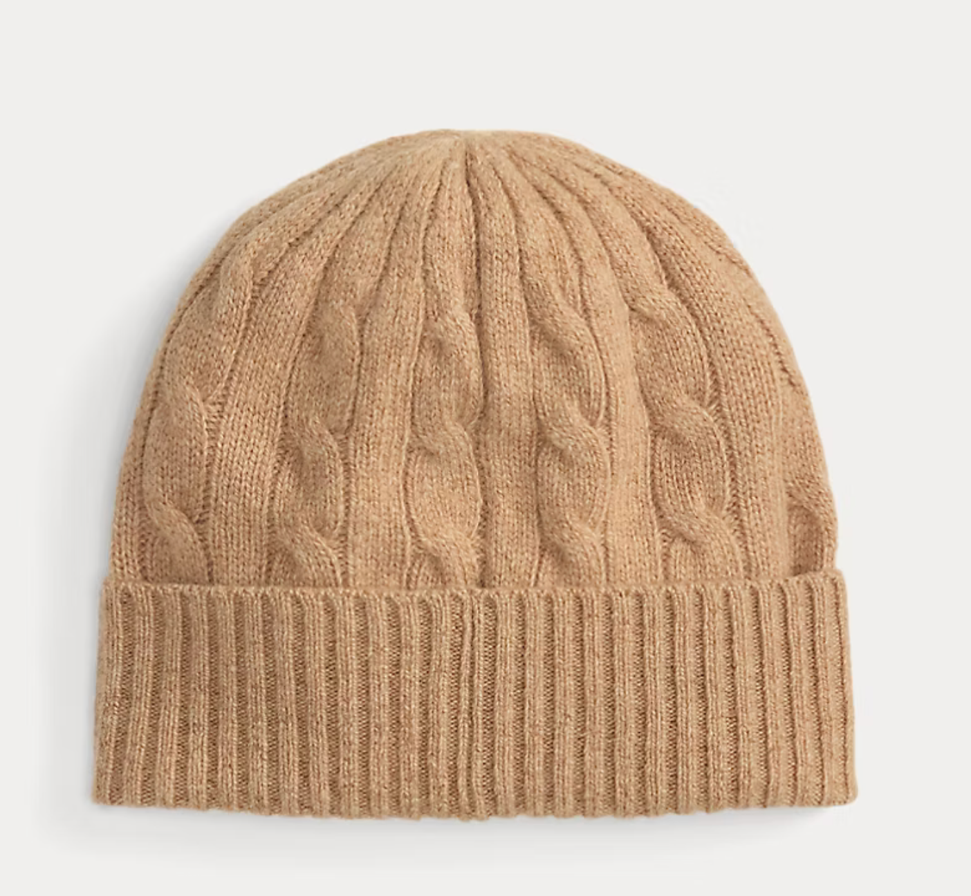 Polo Ralph Lauren Cable-Knit Wool-Cashmere Beanie
