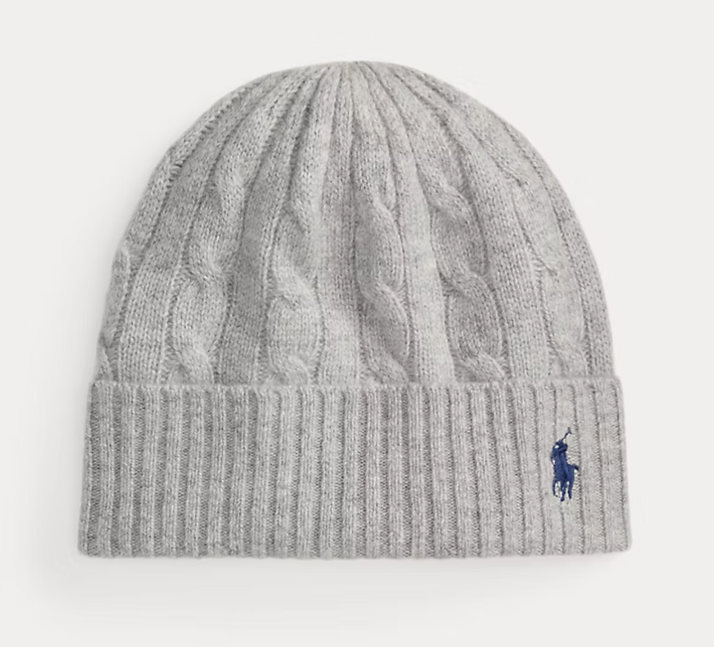 Polo Ralph Lauren Cable-Knit Wool-Cashmere Beanie
