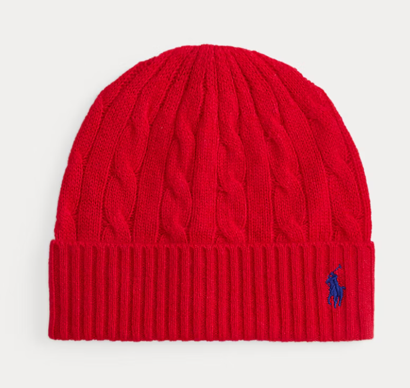 Polo Ralph Lauren Cable-Knit Wool-Cashmere Beanie