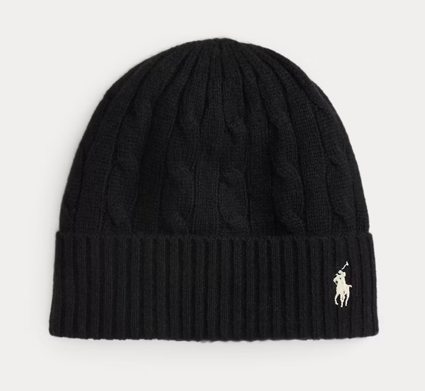 Polo Ralph Lauren Cable-Knit Wool-Cashmere Beanie