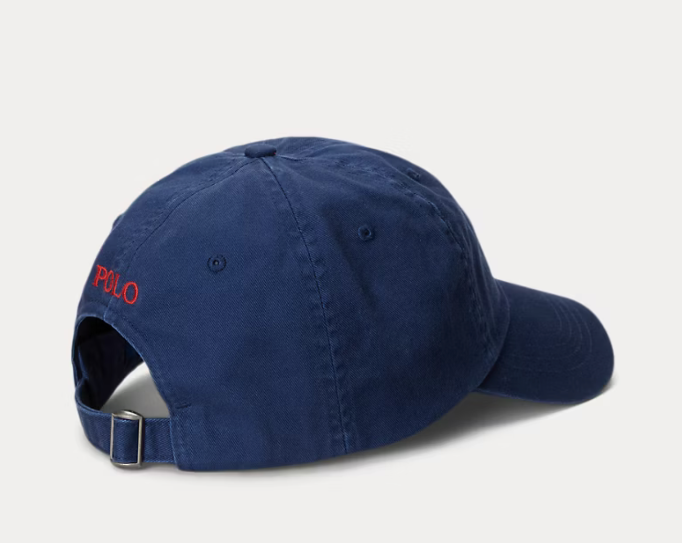 Polo Ralph Lauren The Iconic Cotton Chino Ball Cap - Newport Navy/ Red