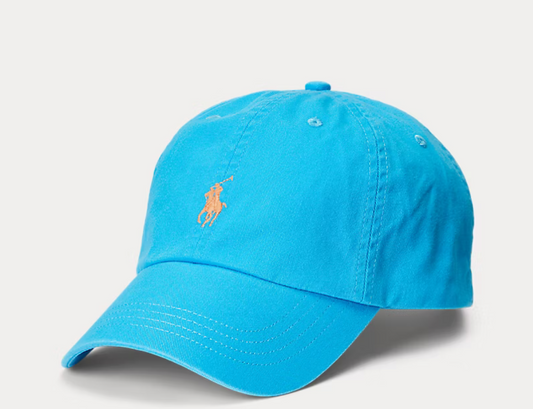 Polo Ralph Lauren The Iconic Cotton Chino Ball Cap - Cove Blue